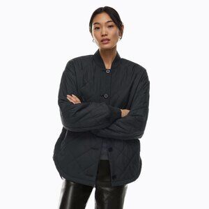 Aritzia Wilfred Pavant Quilted Oversized Insulated Jacket Black Size XS